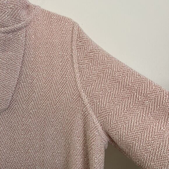 Faherty Women’s Seabrook French Terry Hoodie Textured Light‎ Pink Sz Small - Picture 4 of 12